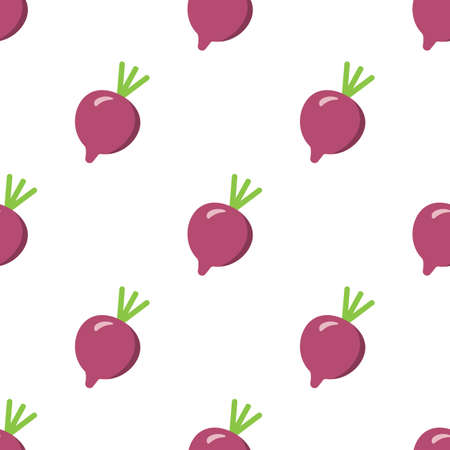 beet pattern. Seamless texture with ripe beetroot. Use as a pattern fillのイラスト素材