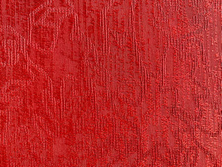Red fabric as a background texture textileの写真素材