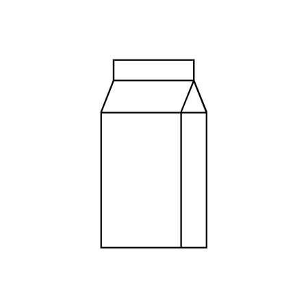 Milk, pack, dairy, drink icon vector image. Can also be used for customer support and UI. Suitable for use on web apps, mobile apps and print media.のイラスト素材