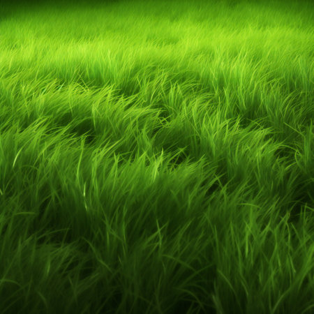 green grass soccer field backgroundの素材