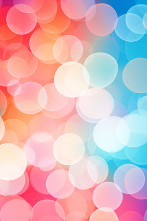 An abstract cloudscape with bokeh effects.の素材