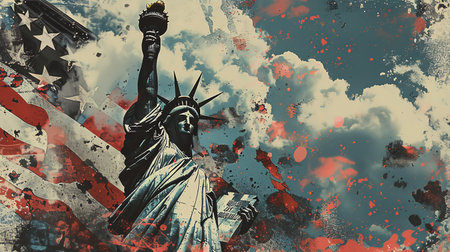 happy Labour day or international workers day illustration. labor day and may day celebration design.の素材