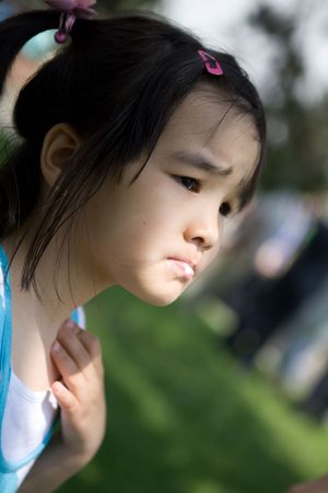 Girl emotional の写真素材