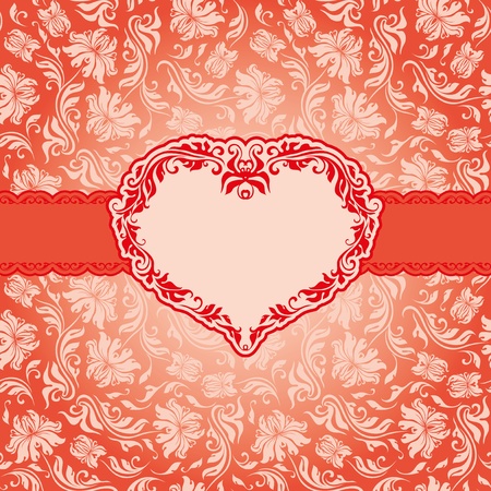 Template frame design for greeting cardのイラスト素材