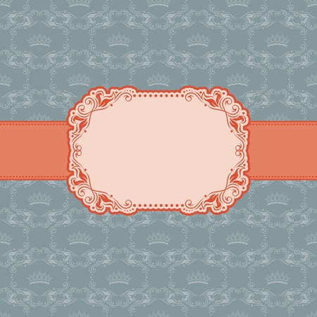 Template frame design for greeting card .のイラスト素材