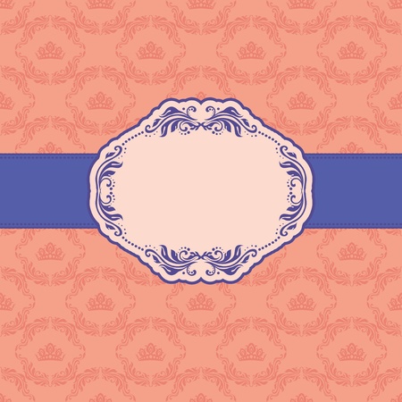 Template frame design for greeting card  のイラスト素材