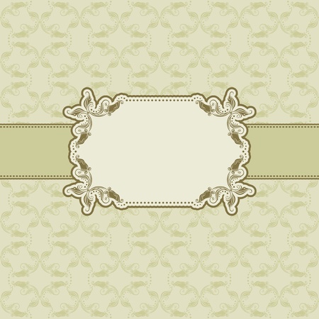 Template frame design for greeting card  のイラスト素材