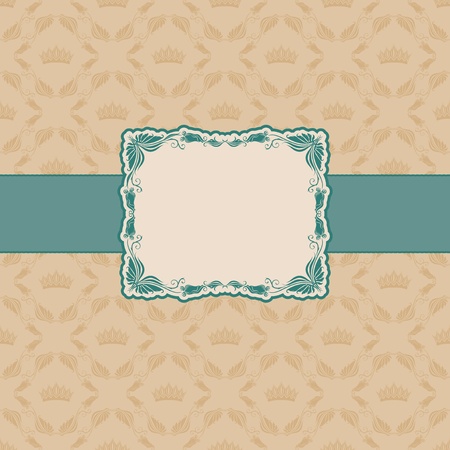 Template frame design for greeting card  のイラスト素材