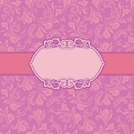 Template frame design for greeting card   Seamless background のイラスト素材