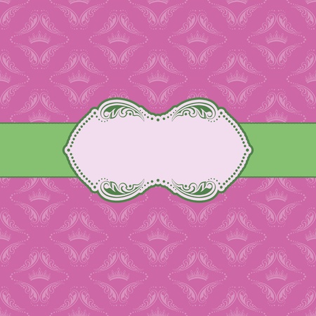 Template frame design for greeting card  のイラスト素材