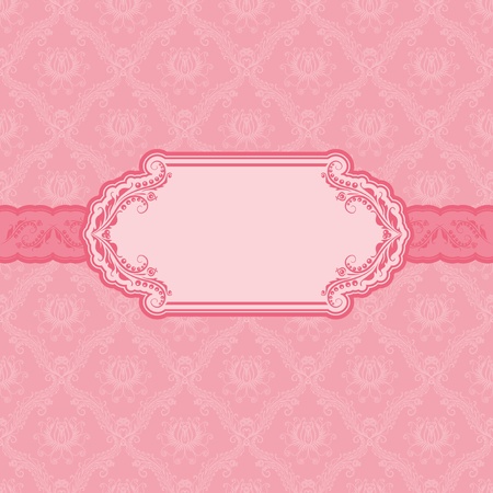 Template frame design for greeting card  のイラスト素材