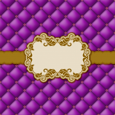 Vector template frame design for greeting card. のイラスト素材