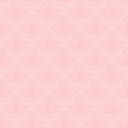 Vector seamless  floral pattern  Flowers on a rose background のイラスト素材