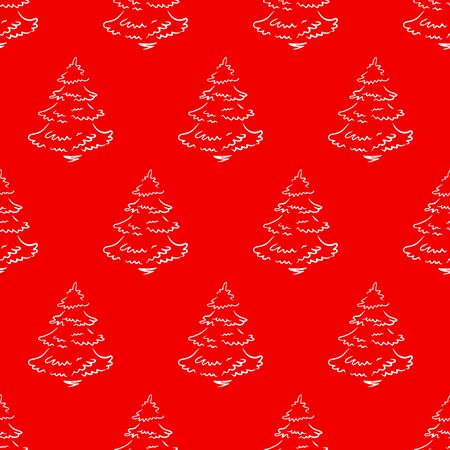 Pine Tree Pattern-20のイラスト素材