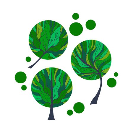 Hand Drawn Grown Tree-12のイラスト素材
