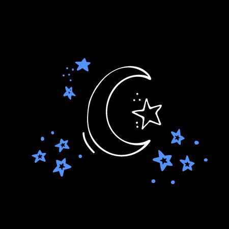 Halloween Doodle Poster Dark-01のイラスト素材