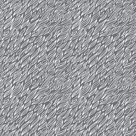 Abstract Hand-drawn Leaves Flatter Pattern-05のイラスト素材