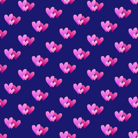 Valentines Hand Drawn Gradient Pattern-02