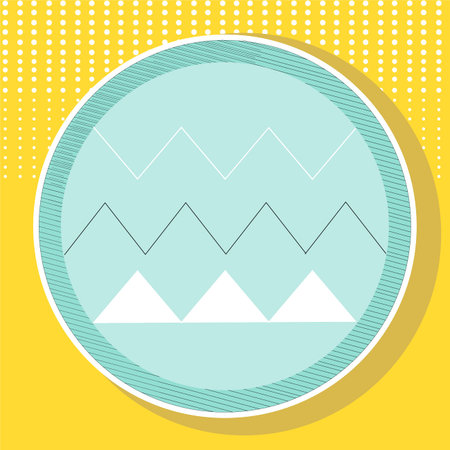 Empty plate. Flat Vector illustrationのイラスト素材
