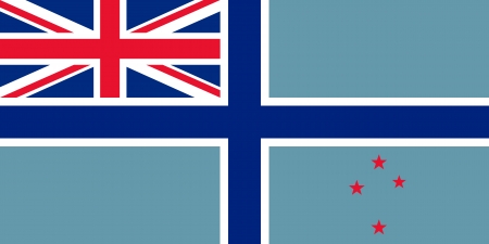 original and simple New Zealand Civil Air flag isolated vector in official colors and Proportion Correctlyのイラスト素材