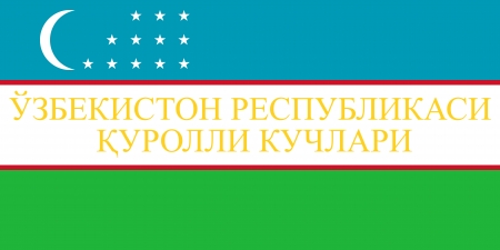 original and simple Uzbekistan War flag isolated vector in official colors and Proportion Correctlyのイラスト素材