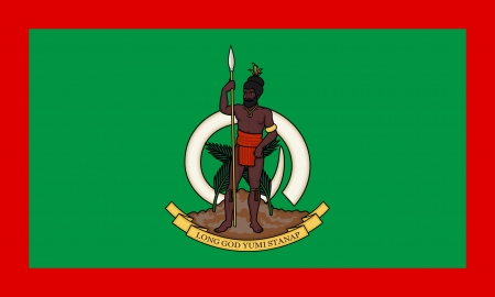   Vanuatu Presidential Standard flag のイラスト素材