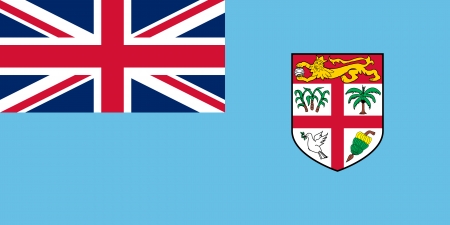  Fiji flag  のイラスト素材