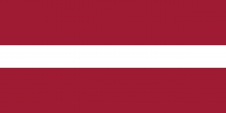 original and simple Latvia flag isolated vector in official colors and Proportion Correctlyのイラスト素材