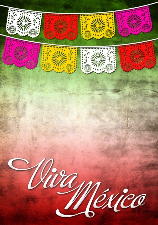 Viva Mexico posterの写真素材
