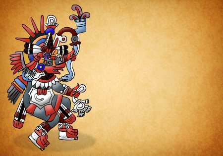 Quetzalcoatl mayan - aztec deity - godの写真素材