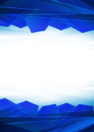 Blue abstract crystal backgroundの写真素材