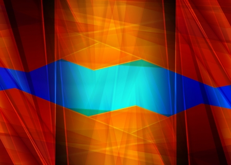 Abstract design, blue and red color, backgroundの写真素材