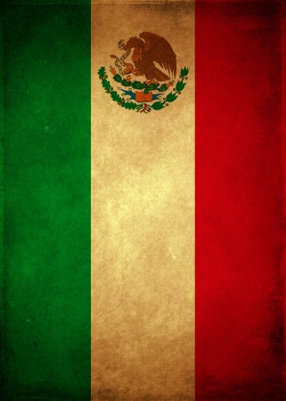 Vintage Mexican poster - card template の写真素材
