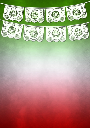 mexican decoration poster template - copy spaceの写真素材