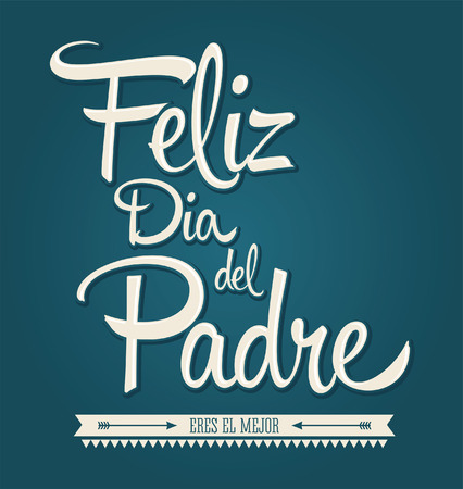 happy fathers day in spanishのイラスト素材