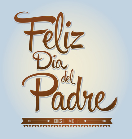 happy fathers day in spanishのイラスト素材