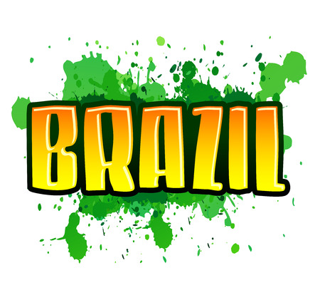 Brazil icon - emblemの写真素材
