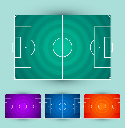 Football - Soccer field, Circular grass textureのイラスト素材