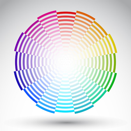 Chromatic circle - Color wheel vector designのイラスト素材
