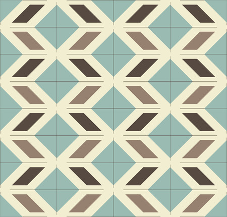 Vintage Mexican geometrical pattern - seamless vector designのイラスト素材