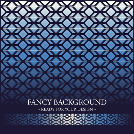 Fancy Card with geometric background, luxury invitation design ready for your textのイラスト素材