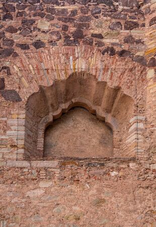 Colonial Cornice Window, old Church in Guanajuato Mexico.の写真素材