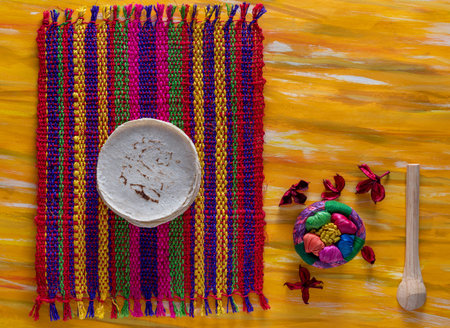 Tortillas Mexican Food Kitchen Scene ready for your design
