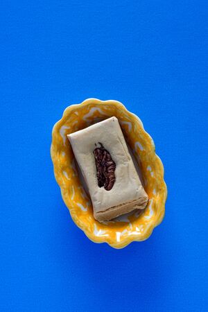 Mexican Traditional Milk Candy Caramel with Nut.の写真素材