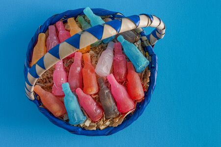 Traditional Mexican Candy Sweetmeats with a Bottle shape.の写真素材