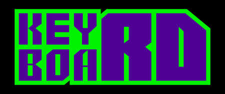 Keyboard vector Monogram Emblem Design.のイラスト素材