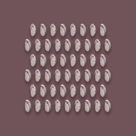 Mineral Gemstones Pattern on background, Stones composition 3d Illustration.の写真素材