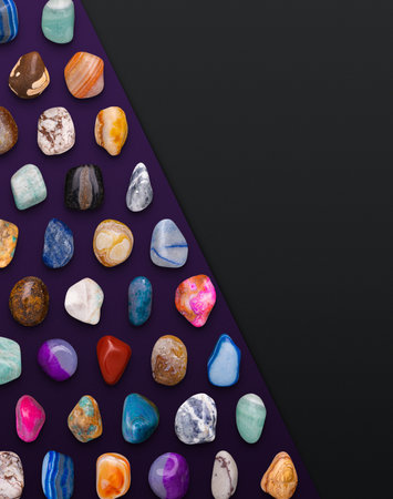 Gemstones Variety Composition 3D illustration Render ready for designの写真素材