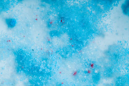 Abstract photo showing blue bubbles pattern. Photo taken in macro photography.の写真素材