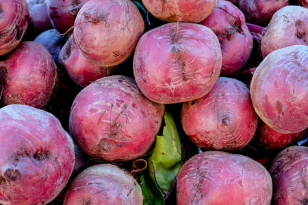 Fresh organic beet, beetroot.